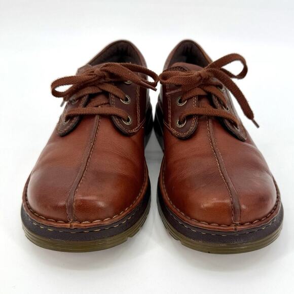 Dr. Martens Men's Nevin Lace Up Brown Leather Oxford Shoe Men’s U.S. 10 Gum Sole - Picture 2 of 10